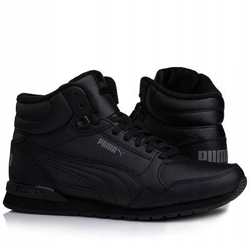 Pánské zimní zateplené boty Puma ST Runner 38763801 vysoké černé 44,5 Stav balení originální