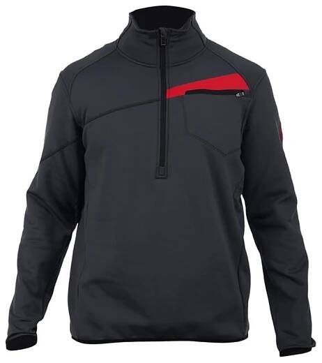 Pánská fleecová mikina Spyder Bandit Half Zip Fleece Jacket - slate/volcano