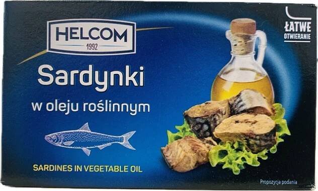 SARDINKY V ROSTLINNÉM OLEJI 125 G HELCOM