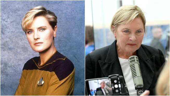 Denise Crosby then and now