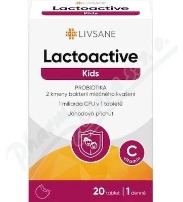 Livsane Lactoactive Kids probiotika 20 kapslí
