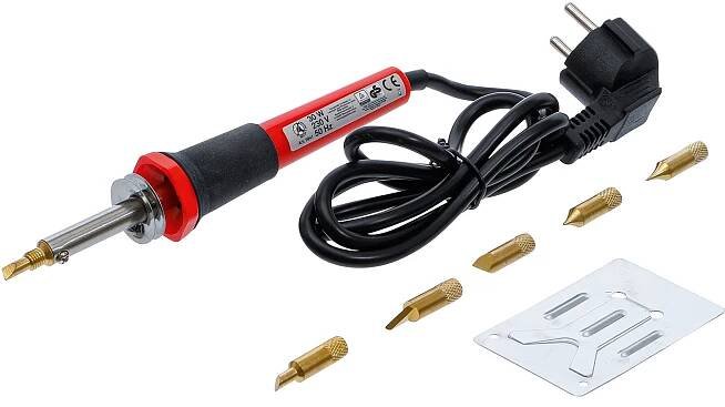 Elektická pájka a vypalovačka Kraftmann BGS109941 (Sada 7 dílů)