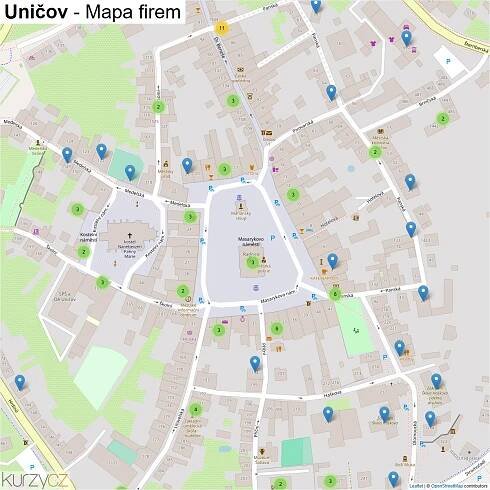 Uničov - mapy | Kurzy.cz