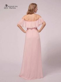 Růžové šaty pro těhotnou družičku či svatebního hosta "Alma"