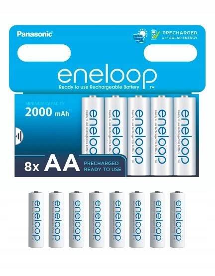 Panasonic Eneloop AA 8ks 3MCCE/8BE
