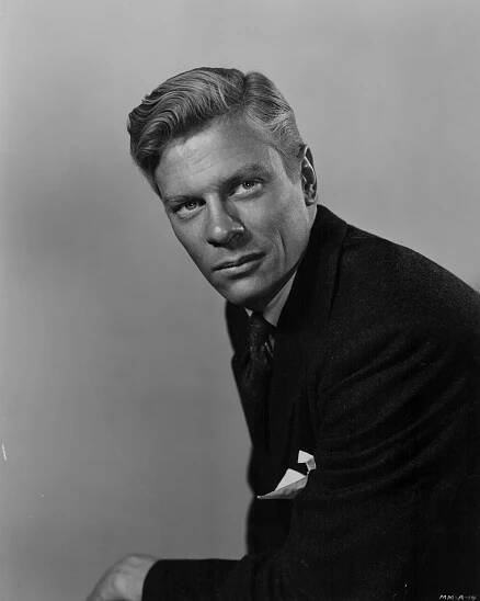 Promotional portrait of actor Peter Graves, for the movie The Yellow Tomahawk, 1954