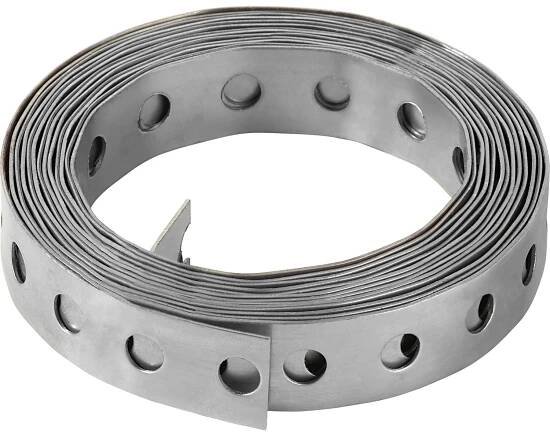 Děrovaný pásek nerezová ocel 17 mm délka 3 m