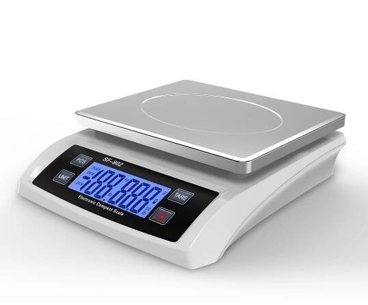 SF-802 digitální balíková váha do 30kg / 1g bílá