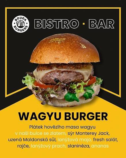 Nové vyladěné menu Bistro Baru Bouda: Nejlepší burgery v centru Českých Budějovic
