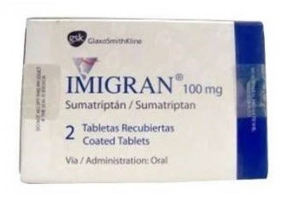 Imigran 100mg 2 tabs