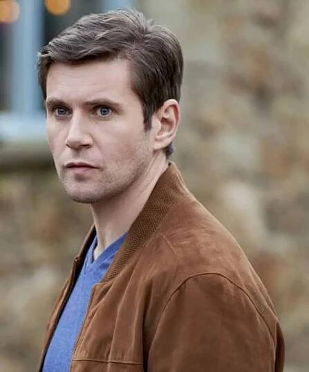 Brennan As Luck Would Have It 2021 Allen Leech Brown Bomber Jacket