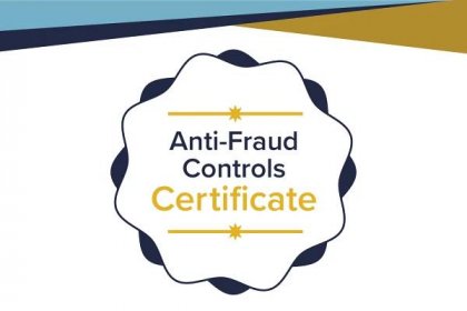Image of Anti-Fraud Controls Certificate Badge