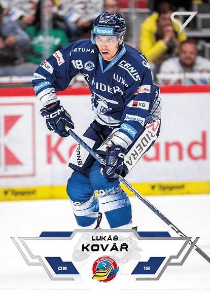 2023-24 SportZoo Tipsport ELH #279 Lukáš Kovář – Antci