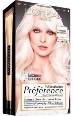 L'Oréal Paris Préférence Les Blondissimes barva na vlasy na barvené vlasy Ultra Platinum 60 ml