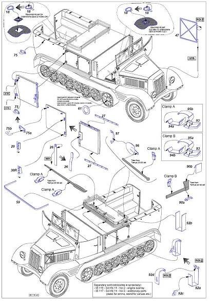 1:35 German 3 ton Half-track Sd.Kfz.11 - vol.1 - basic set