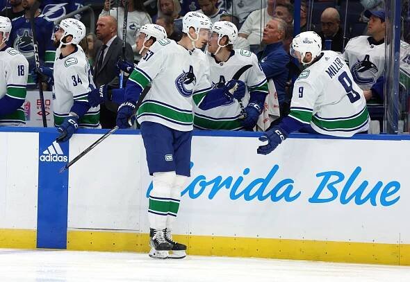 NHL: Vancouver Canucks at Tampa Bay Lightning
