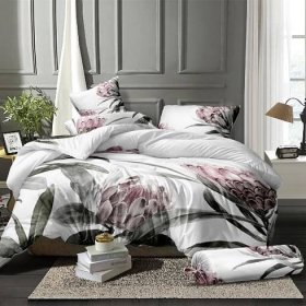 SleepWell Povlečení mikroflanel na francouzskou postel BOTANIKA – 2x70x90 cm + 200×240 cm, kolekce 2023