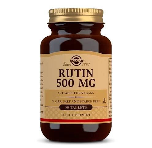 Solgar Rutin 500 mg s vysokou dennou dávkou, 50 tabliet 1×50 tbl, výživový doplnok