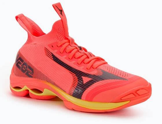 Pánská volejbalová obuv Mizuno Wave Lightning Neo2 neon flame / black / bolt2