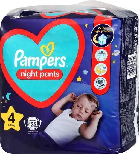 Pampers Night Pants 4 25 ks
