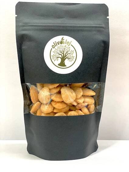 Mandle pražené solené 100g - doypack - olivoolej.sk