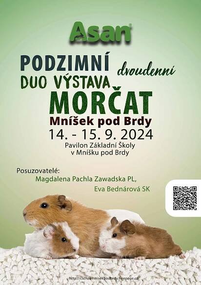 V Pavilonu bude dvoudenní výstava morčat - Zprávy z Mníšku