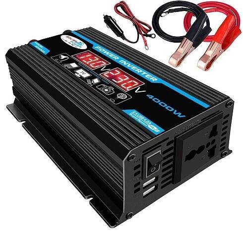 Modifikovaný invertor / měnič napětí 12V až 230V / 4000W // 111 - Auto-moto