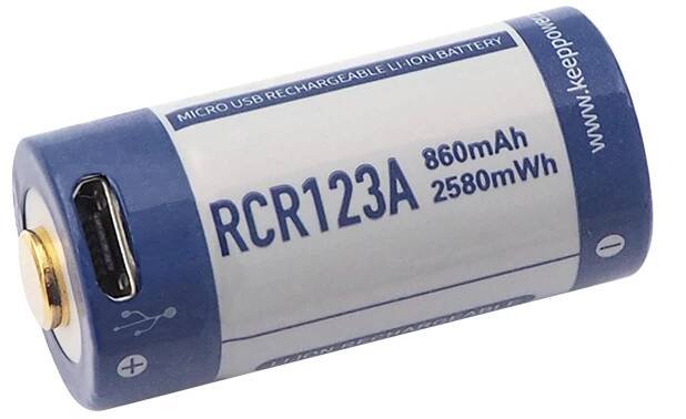 Keeppower RCR123A