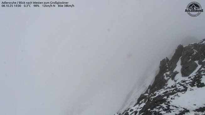 Adlersruhe / Blick nach Westen zum Großglockner - Foto-Webcam.eu