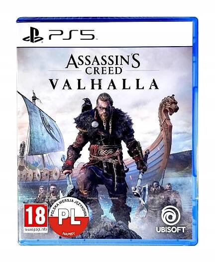 ASSASSIN'S CREED VALHALLA / PS5 / TITULKY PL / HRA NA DESCE V KRABICI