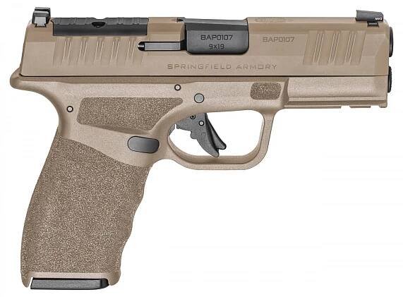 Samonabíjecí pistole Springfield HS H11 Hellcat PRO OSP 9 mm Luger - FDE