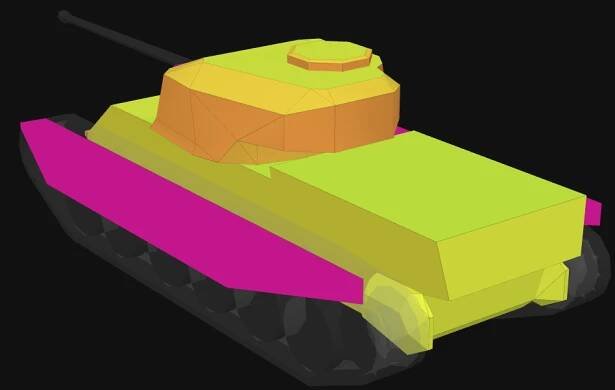 Rear armor of Centurion I in World of Tanks: Blitz