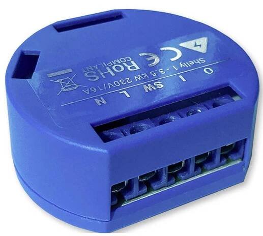 Shelly Shelly 1 spínač pohonu Wi-Fi