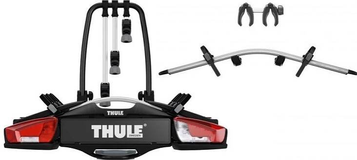 Nosič kol na tažné zařízení Thule VeloCompact 3 (926) + adaptér 926-1 na 4 kolo