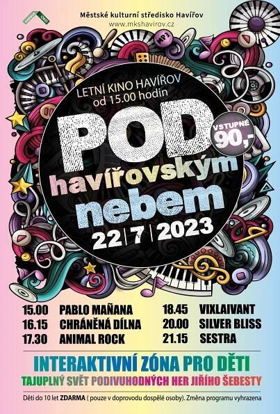 POD HAVÍŘOVSKÝM NEBEM – Městské kulturní středisko Havířov