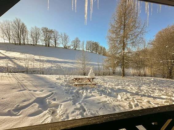 Chata Čtyřicítka Na Šťastném kopci v zimě - Černý Důl - Čistá v Krkonoších - foto 35