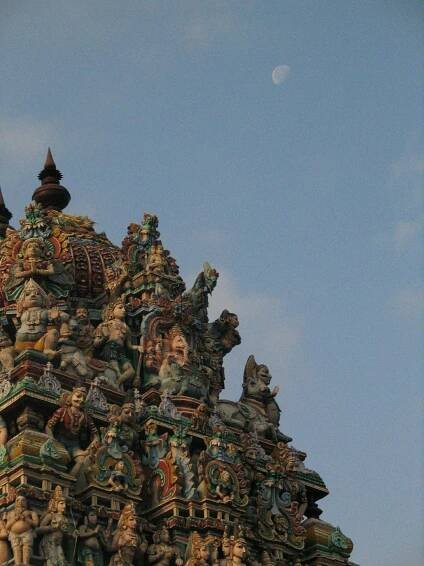 Free stock photo of gopuram, hindu art, hindu temple Stock Photo