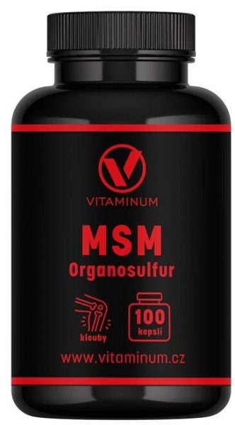 MSM Organosulfur - 100 kapslí - Vitaminum