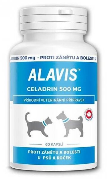 Alavis Celadrin pro psy a kočky Proti zánětu a bolesti 60 kapslí