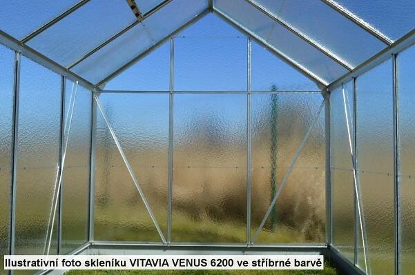 skleník VITAVIA VENUS 2500 matné sklo 4 mm zelený