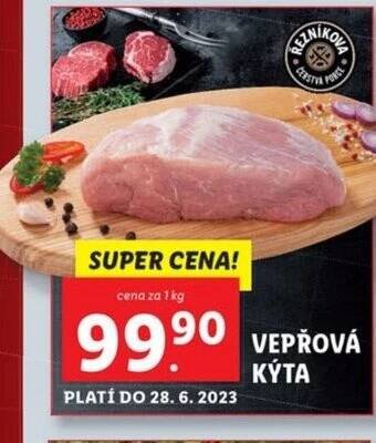 Lidl VEPŘOVÁ KÝTA nabídka