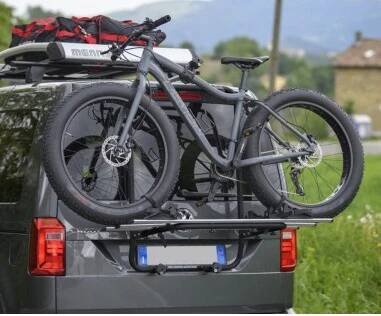 Nosič 3 kol na zadní dveře Menabo Shadow Black Volkswagen T5 2003-2015 - nosice-stresni.cz