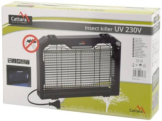 Lapač hmyzu Cattara UV 230V - černý
