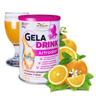 ORLING Geladrink Artrodiet nápoj Pomeranč 420 g