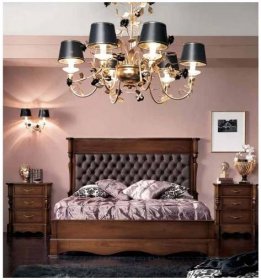 Manželská postel ve stylu Provence AMH5048G, 200x170, italský nábytek - Nábytek ve stylu Provence - AV Interiéry