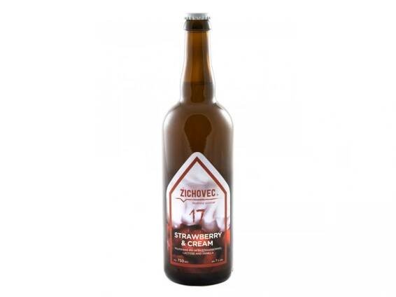 Rodinný pivovar Zichovec - Strawberry & cream 17° 0,75l (Milkshake IPA) | PivkoDomu.cz