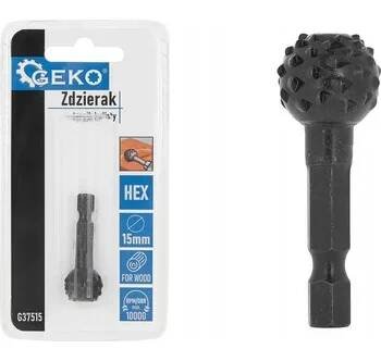 TARNIK KULOVITÝ 15 MM FRÉZA NA DŘEVO ŠKRABKA HEX KOUSÁTKO