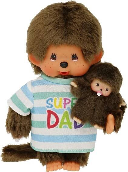 Monchhichi Plyšák 20 cm táta s miminkem od 694 Kč