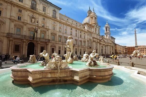 Piazza navona, Řím. Itálie — Stock Fotografie © Iakov #14148847
