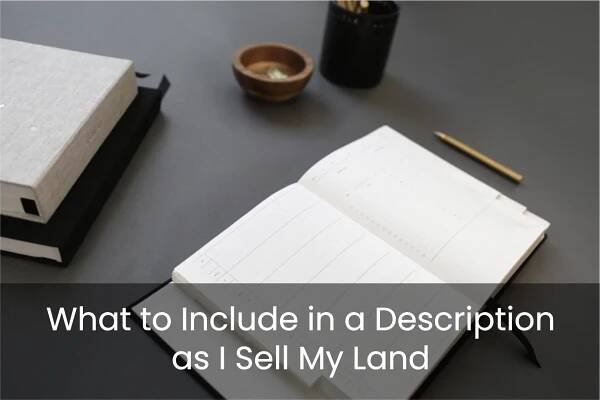 What to Include in a Description as I Sell My Land